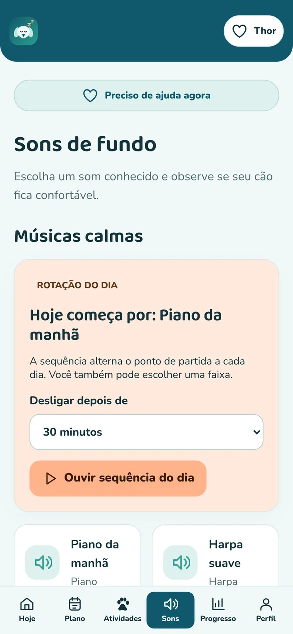 Tela real: sons e músicas